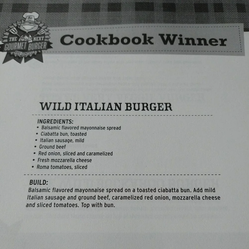 Red Robin Kids Cookbook – 50 Gourmet Burger Creations‎ (2007 Spiral‑Bound)